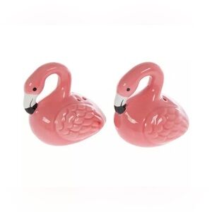 Pink Flamingo Salt and Pepper Shakers ~ New